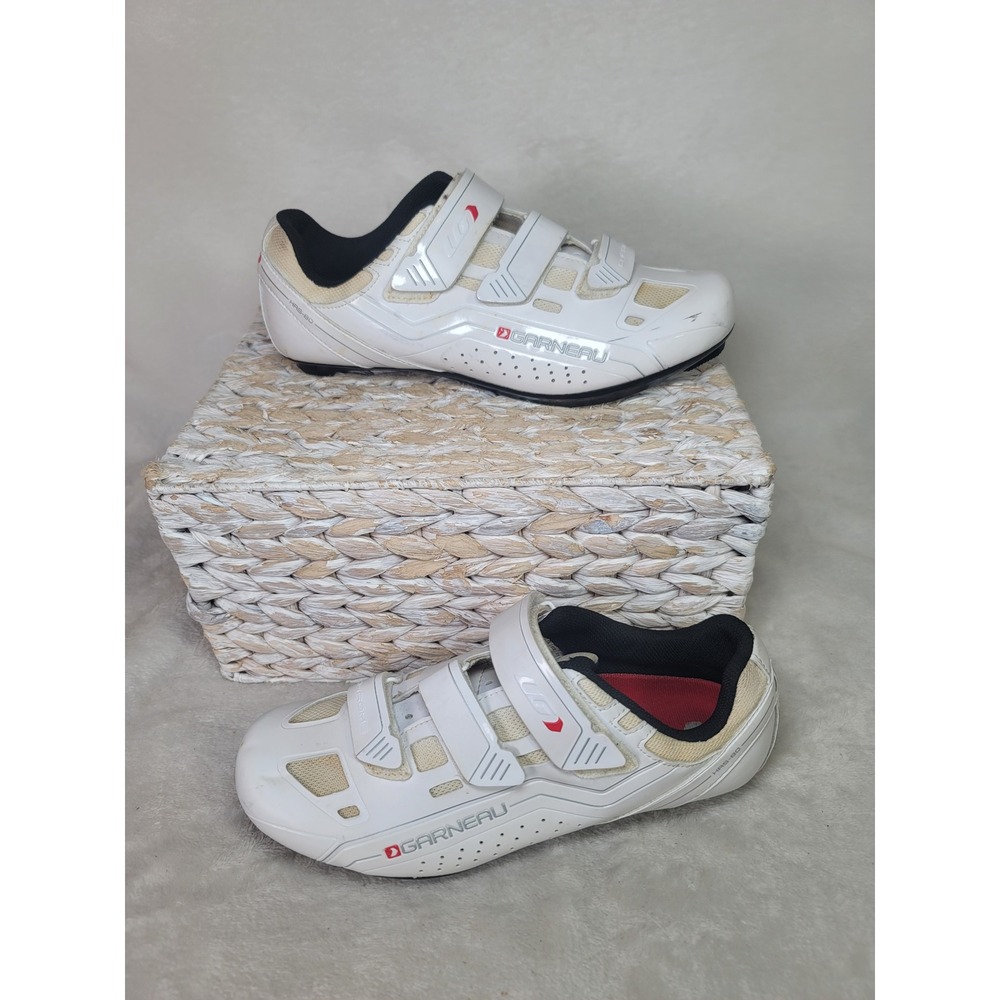 Louis Garneau HRS-80 Womens Road Cycling Shoes White Size 7 EUR 40 SPD SPD-SL